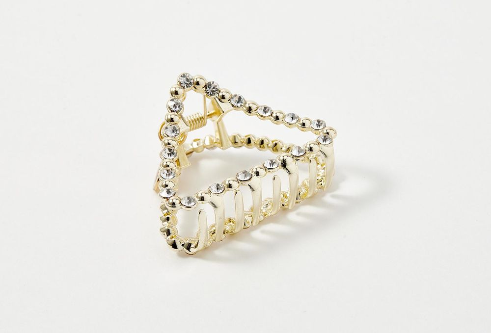 Benten Заколка-краб треугольный (светлый)