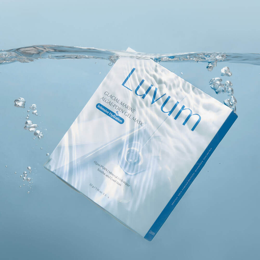 LUVUM Glacial Marine Algae-PDRN Gel Mask укрепляющая гелевая маска для лица с морскими водорослями и PDRN