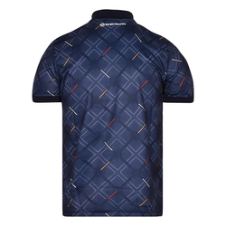 Мужское поло теннисное Sergio Tacchini Nonsentric Polo - navy/gold