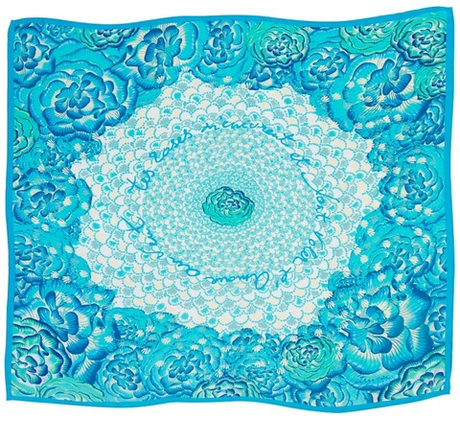 Платок ROSALIA BLEU Petrusse 90x90 Голубой