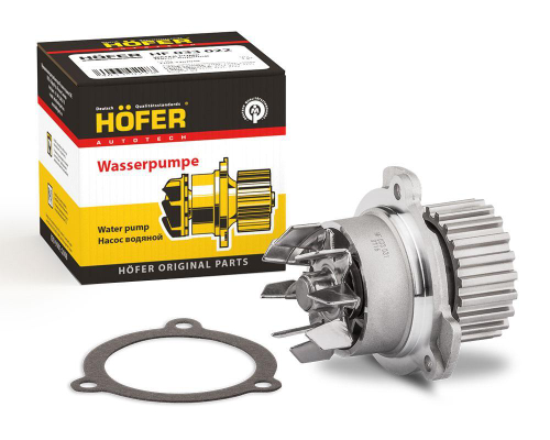 Помпа для ВАЗ 2108, 2110, 2114, Калина Hofer крыльчатка листовая сталь