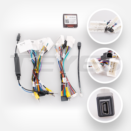 Комплект рамки с разъёмами 10"+can Renault Duster 2/Arkana 2020-2022 монохром - Car-Smart 7084F1