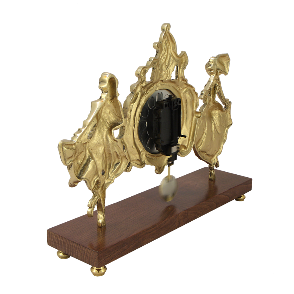 Bello De Bronze Бронзовые часы настольные Пастораль 2