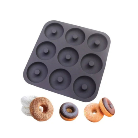 Форма силиконовая для пончиков 9 ячеек