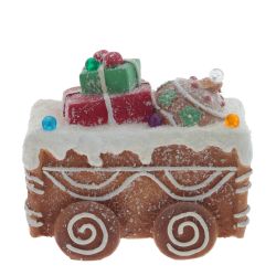 GAEM Фигурка декоративная с подсветкой "Вагончик"(3хААА,н/п), L22 W16 H19 см