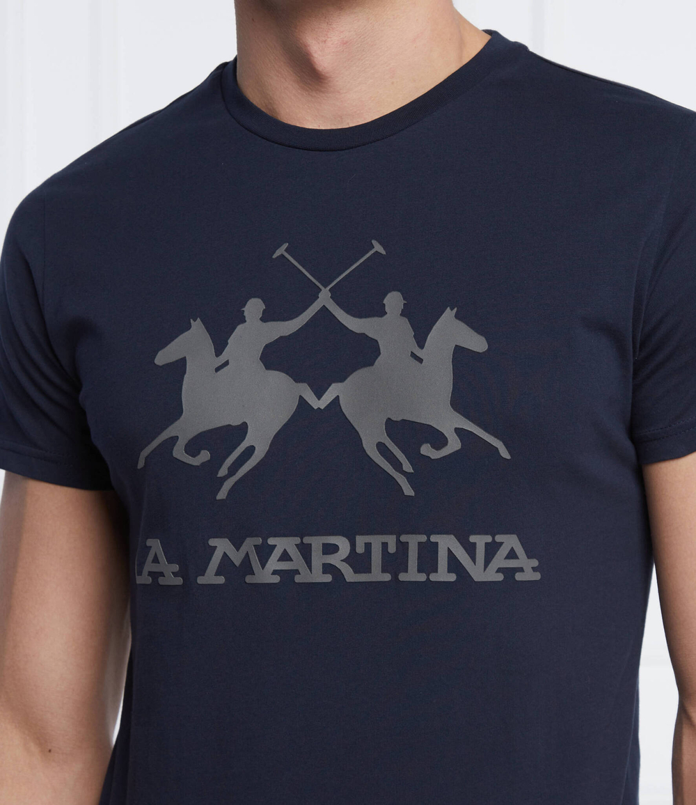 Футболка La Martina - темно-синий(CCMR05 JS206)