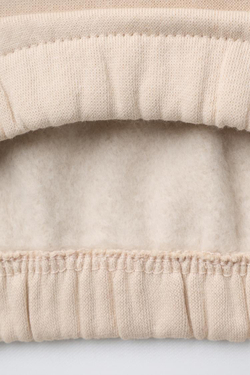 ZARA ТОЛСТОВКА С КОНТРАСТНОЙ ВЫШИВКОЙ, ЭКРЮ