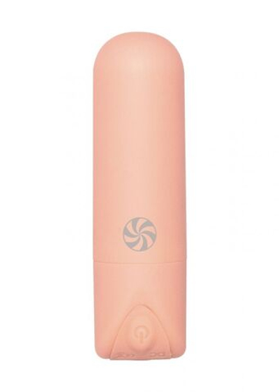 Персиковая перезаряжаемая вибропуля Gala