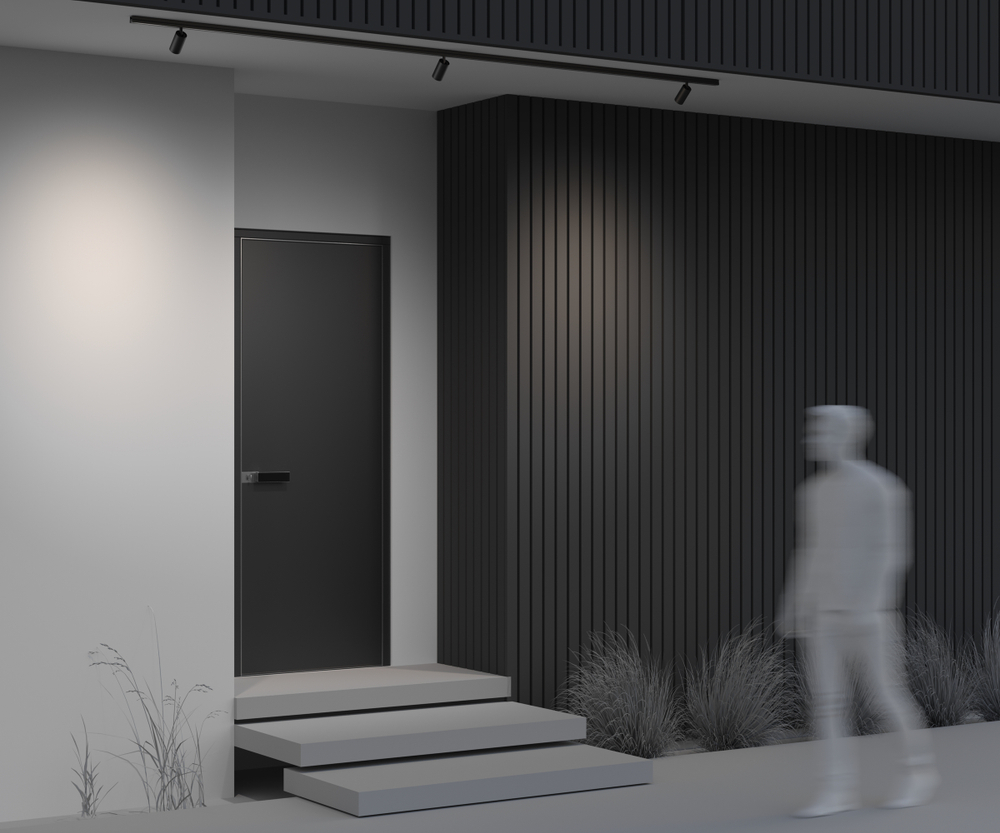 Уличный трековый светильник Outdoor O-TR02-1-S-8WB4K