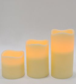 LED-05 Набор светодиодных свечей (3шт.) с дистанционным управлением