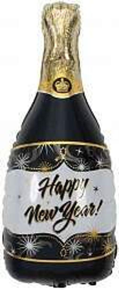 Фигура Бутылка шампанское С новым годом 40" Fl