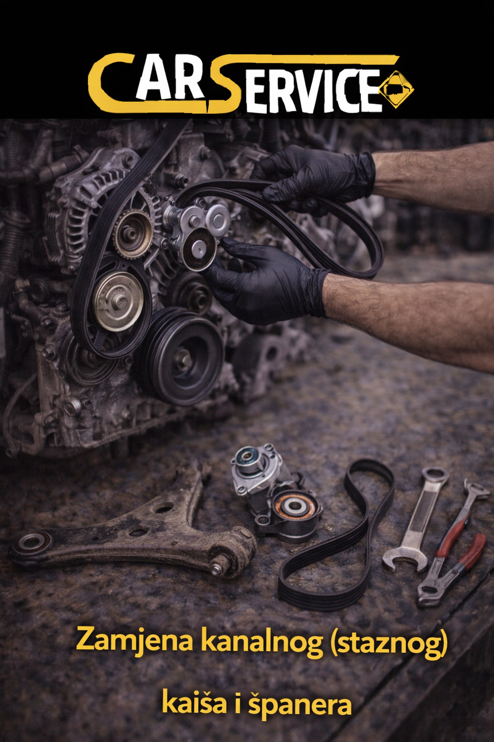 Serpentine Belt and Tensioner Replacement