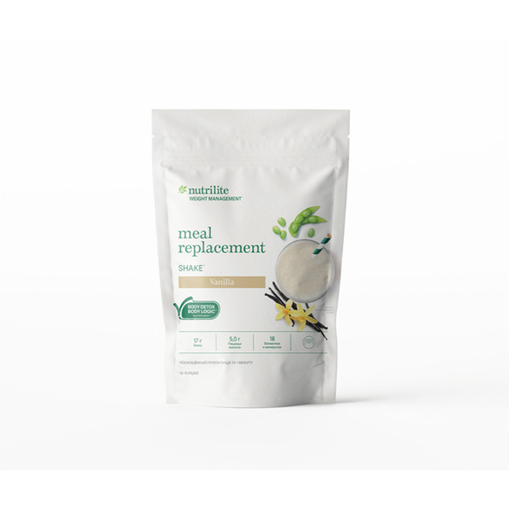 Обогащенная смесь для приготовления протеинового коктейля Meal Replacement Shake Vanilla cо вкусом ванили
