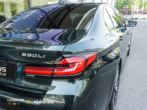 Carbins Color PPF Emerald SP16 зеленая цветная полиуретановая защитная антигравийная пленка