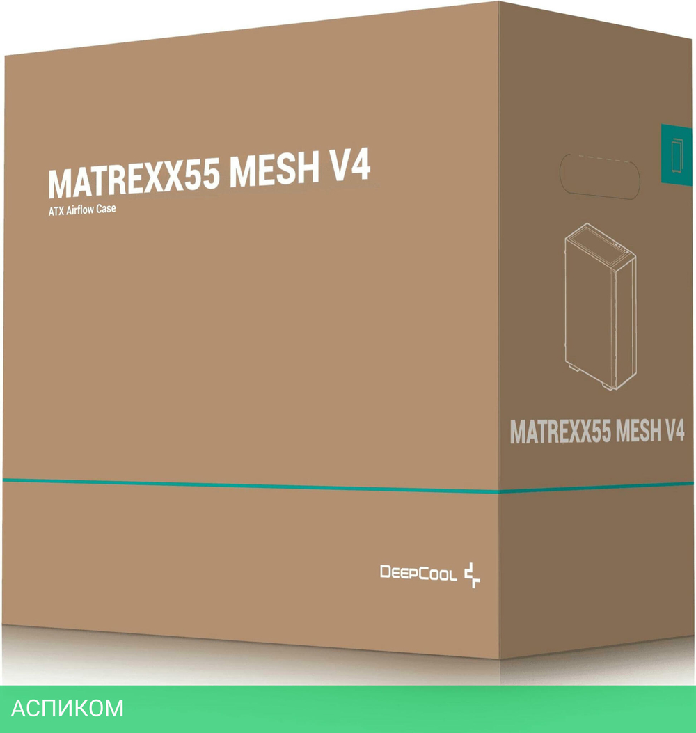 Корпус DeepCool MATREXX 55 MESH V4 без БП Black (R-MATREXX55-BKAGA4-G-4)