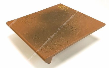 Paradyz Semir Beige - Ступень простая с капиносом структурная 330x300x11