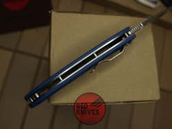 Нож Spyderco Resilience LTW P/S - рук. океанский синий, клинок полусеррейтор