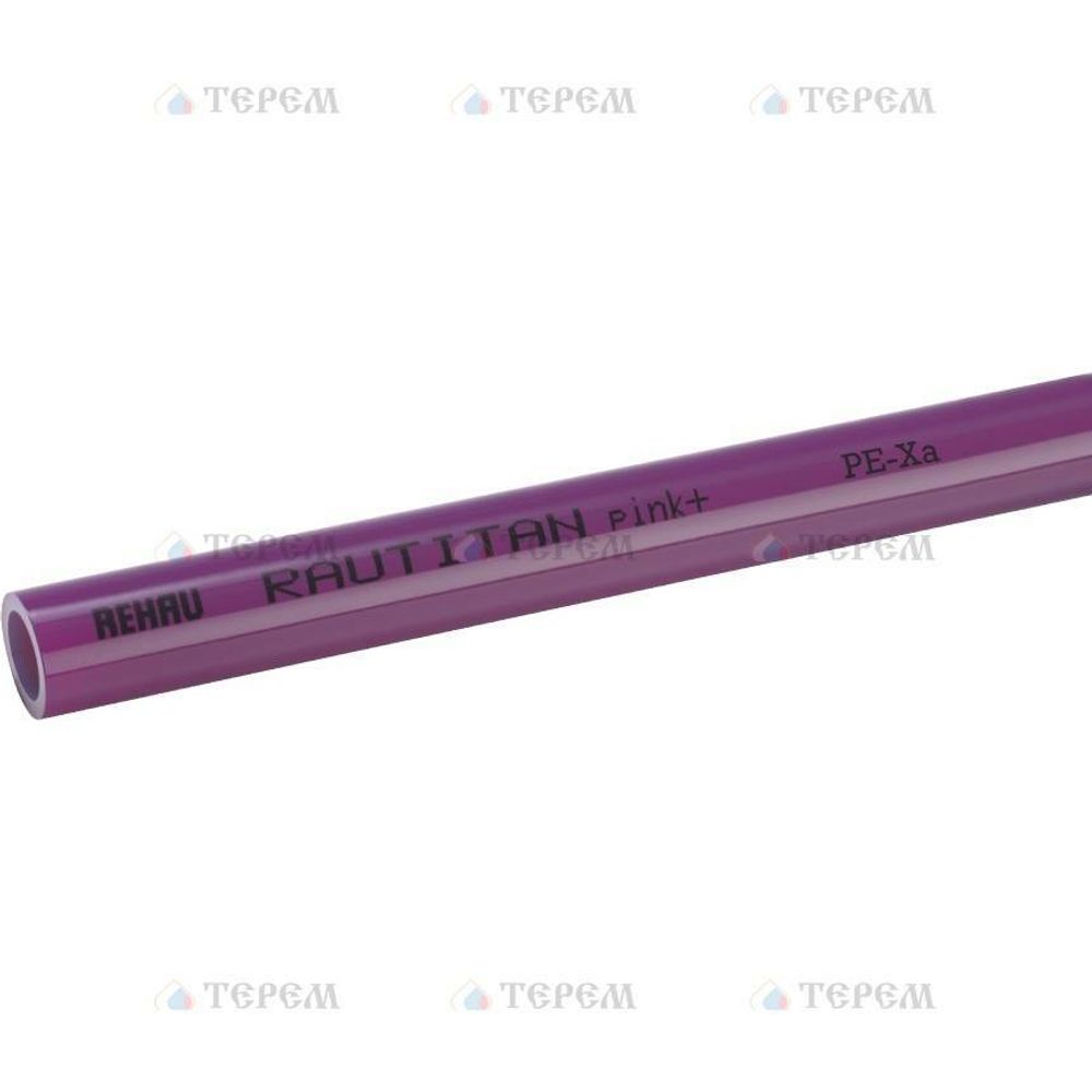 REHAU RAUTITAN pink+ труба отопительная 16х2,2 мм, бухта 120 м из сшитого полиэтилена PEX