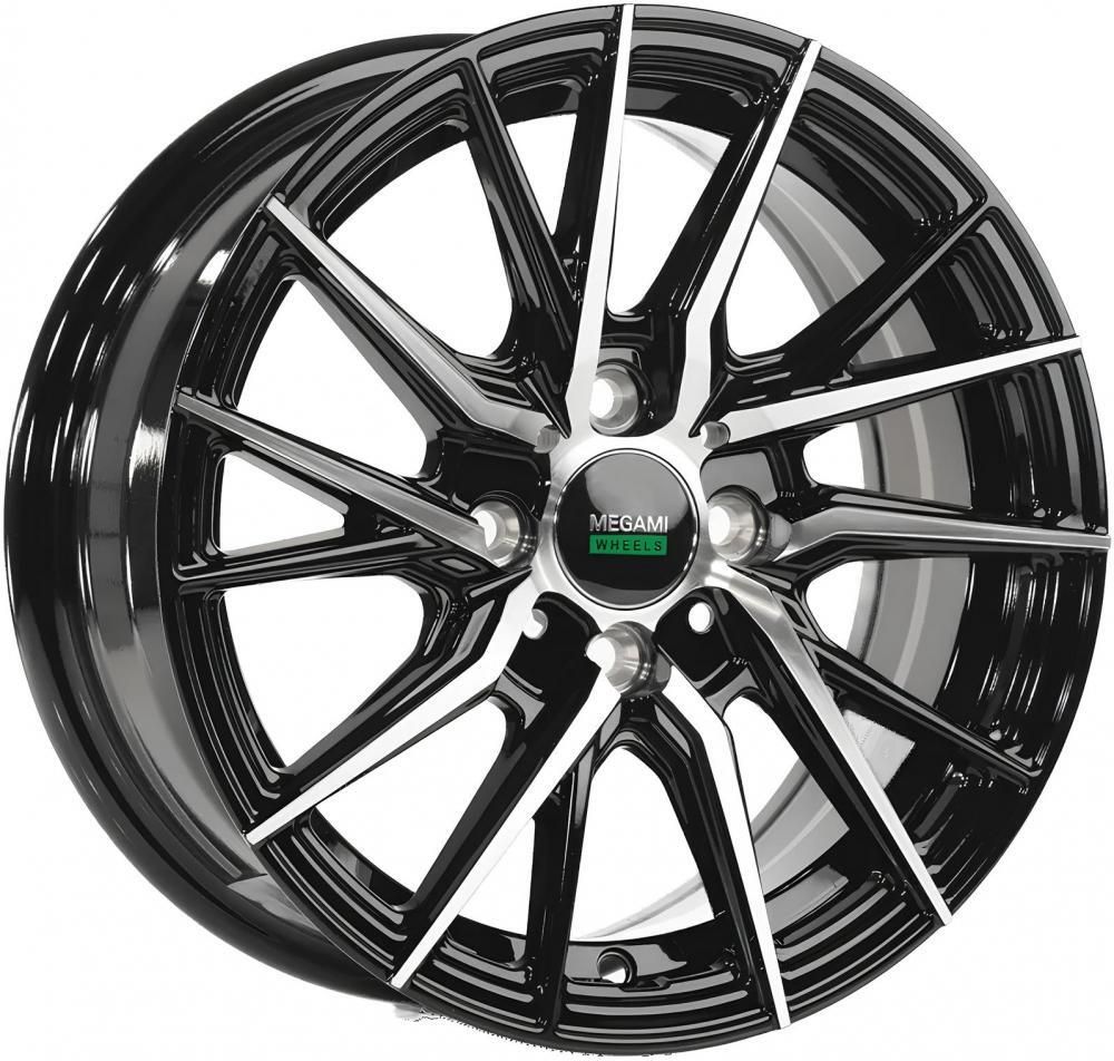 Megami MGM-26 6x14 4x100 ET 35 Dia 73.1 (BKF)