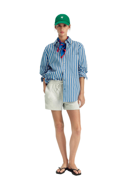 ZARA X BENITO ANTONIO БАНДАНА С НАДПИСЬЮ, СИНИЙ