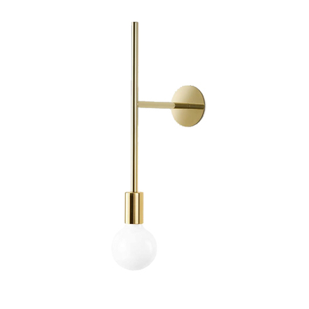 Настенный дизайнерский светильник  Powered Wall Step by Volker Haug (золотой)