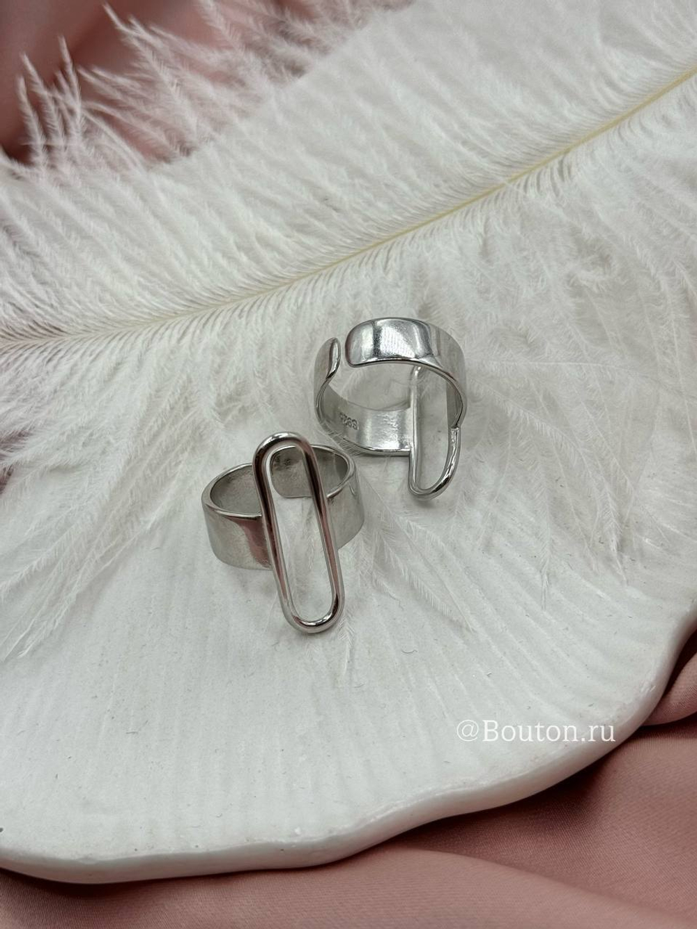 Кольцо серебро массивное