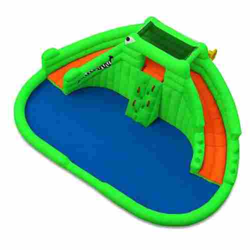 Надувной водный батут с бассейном «Изумрудное море» 6,5*6,5*3,5 м