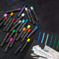 Масляная пастель Малевичъ профессиональная, 24 цвета