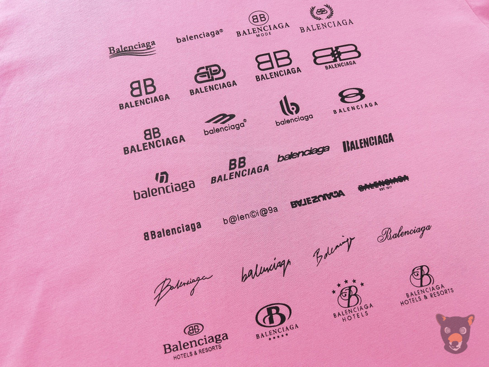 Футболка Balenciaga "Logos"