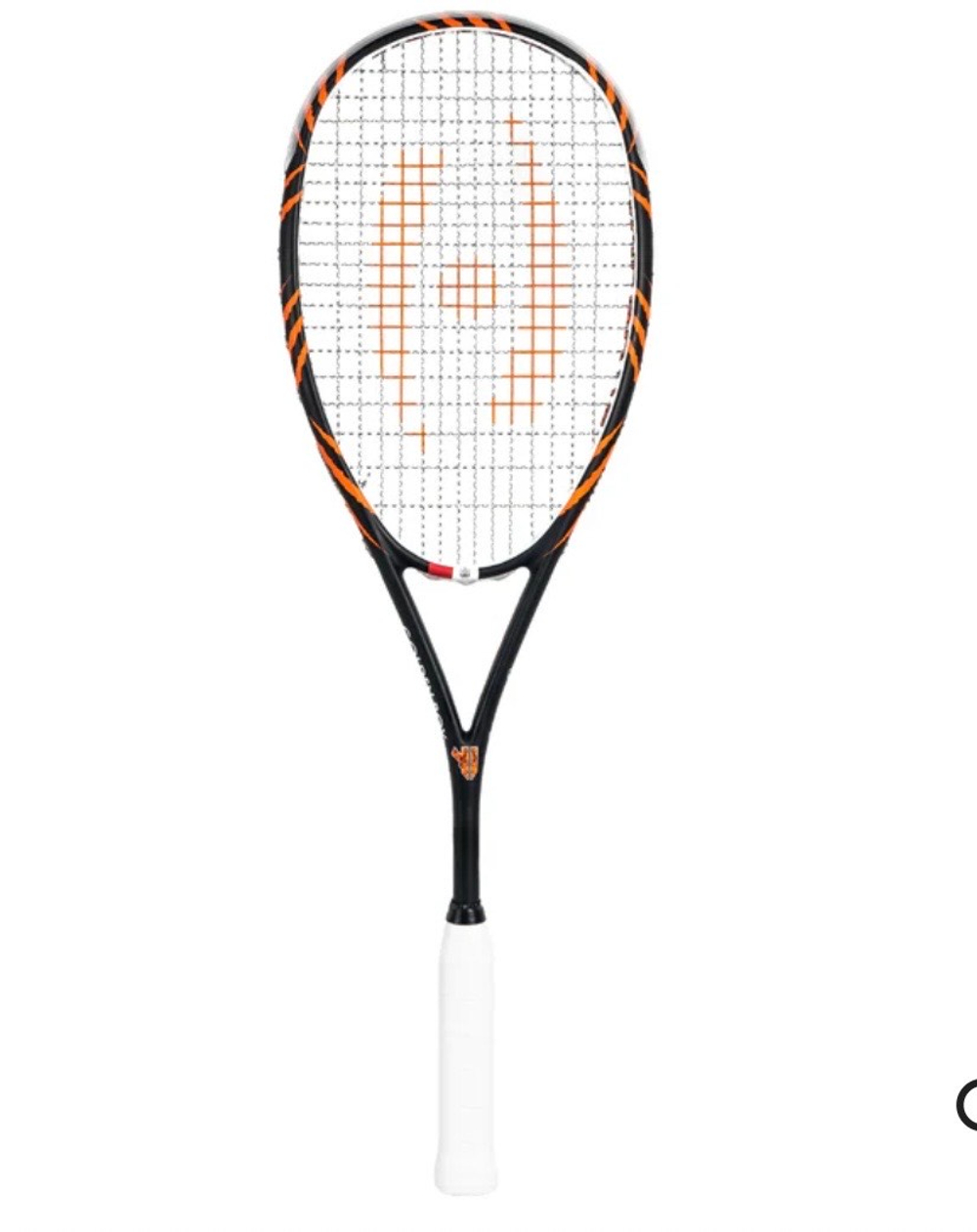 Harrow Vapor 115 Signature Youssef Ibrahim Squash Racket, Black/White/Orange