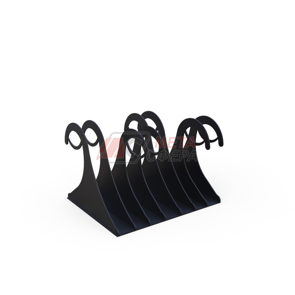 Велопарковка Волна 4 места