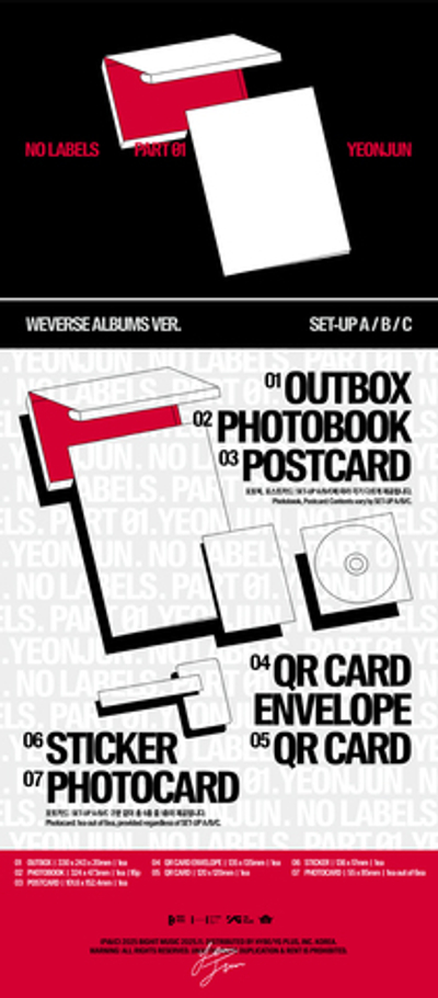 Альбом YEONJUN - NO LABELS: PART 01 (Weverse Albums ver.)