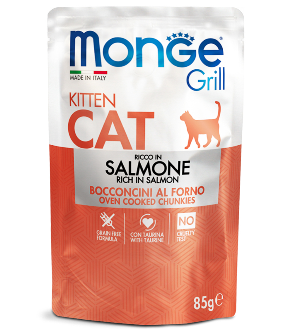 Монж Cat Grill для котят Норвежский Лосось, 85гр.
