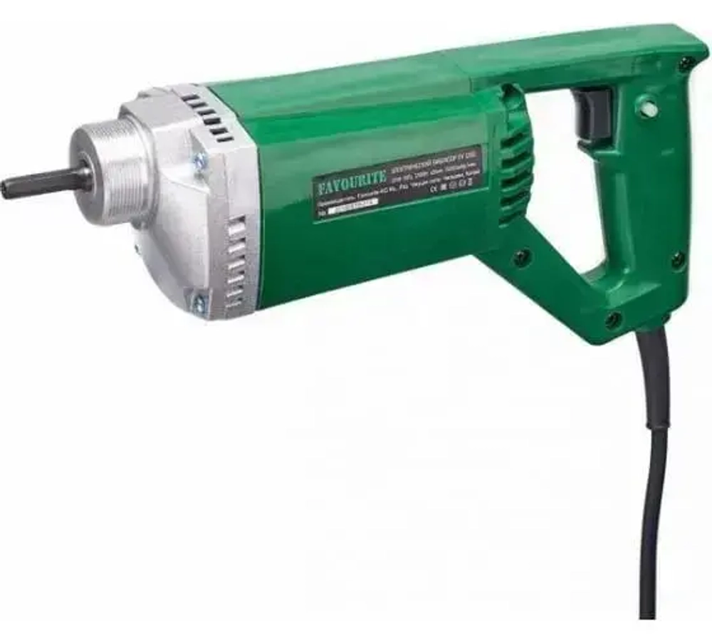 Комплект глубинный вибратор для бетона FAVOURITE FV 1200 - 1200 Вт, вал 1,5 м отгрузка со склада производителя