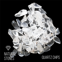 Камень натуральный, Quartz Chips, в камешках, 100гр