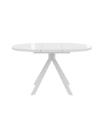 Стол кухонный обеденный круглый раздвижной 110х110х75 см