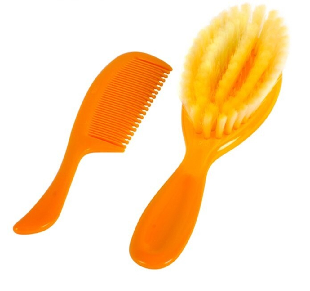 2105889 Щётка массажная детская для ухода за волосами, от 3 мес., цвета МИКС