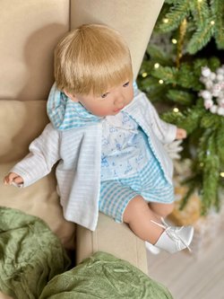 Кукла Marina and Pau 45 cм TEO мягконабивная в пакете (M815K)