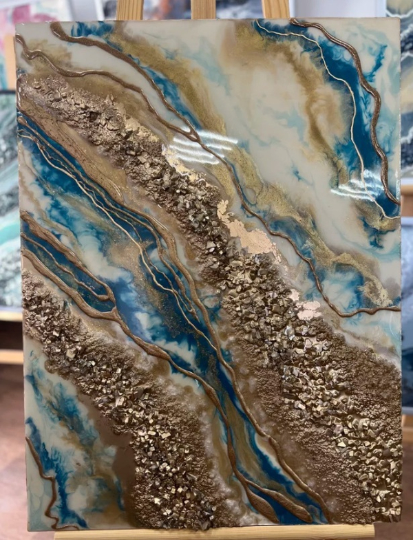 ЭКСКЛЮЗИВНЫЙ СТОЛ ИЗ ЭПОКСИДНОЙ СМОЛЫ