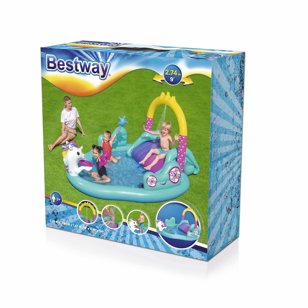 Игровой центр Bestway 53097 (274х198х137 см) Волшебный единорог