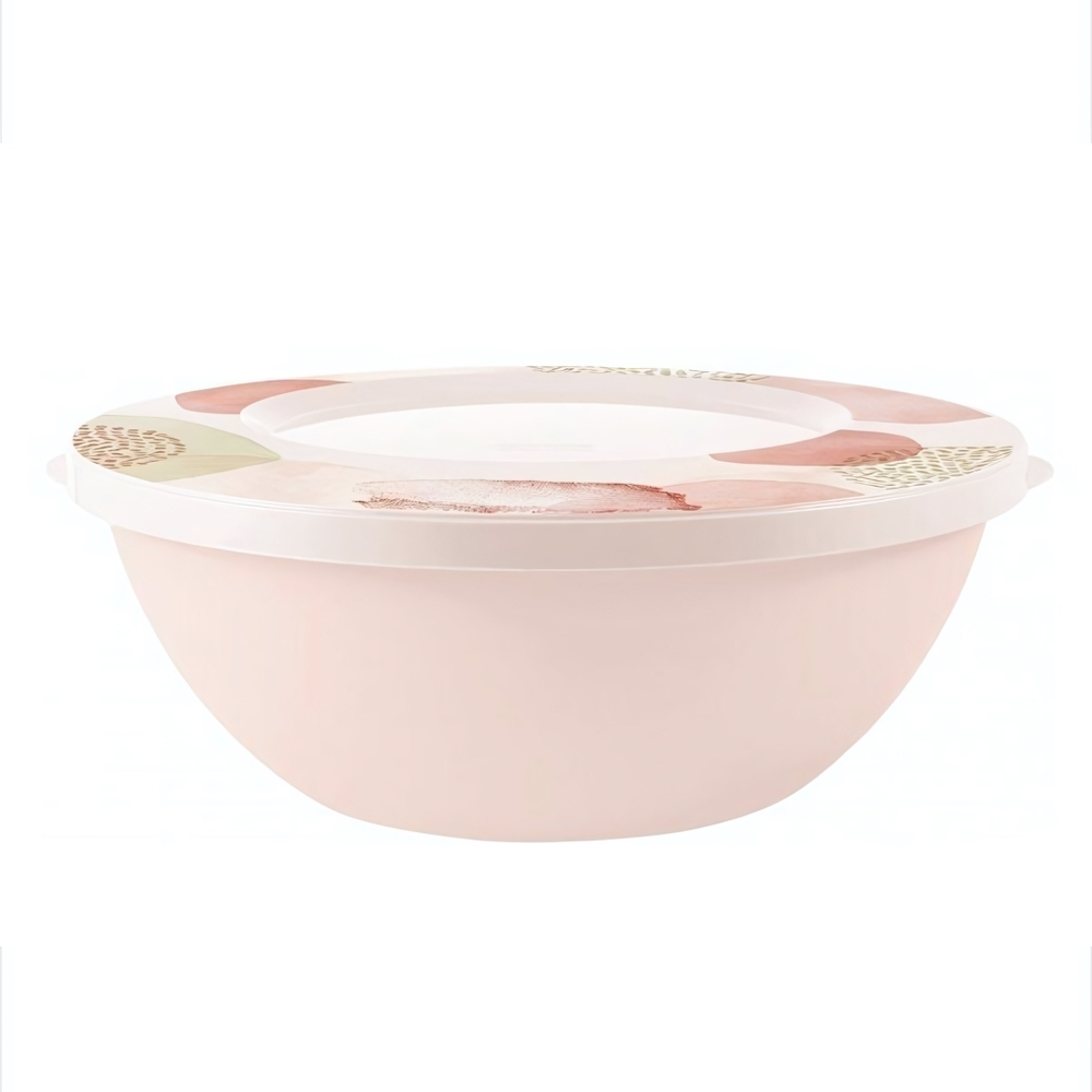 Миска с крышкой Plast Team Pastel 3л персиковая карамель