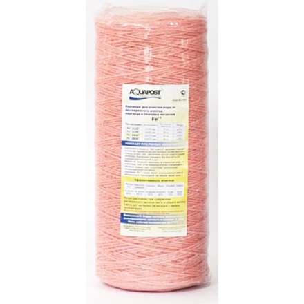 Картридж Aquapost Fe+2 ВВ10 (нить)