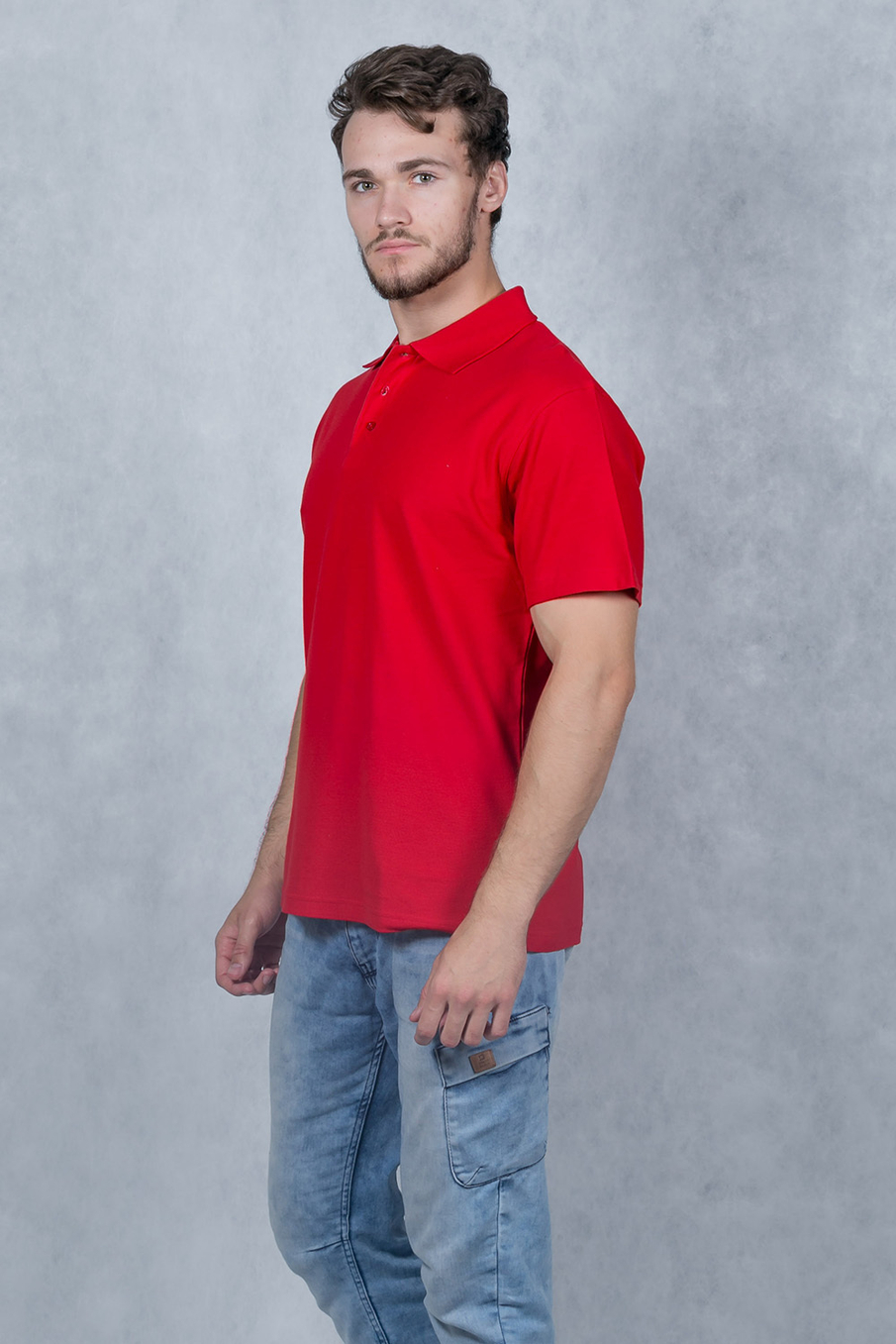 Рубашка поло ''Swan'' стандарт. Красный