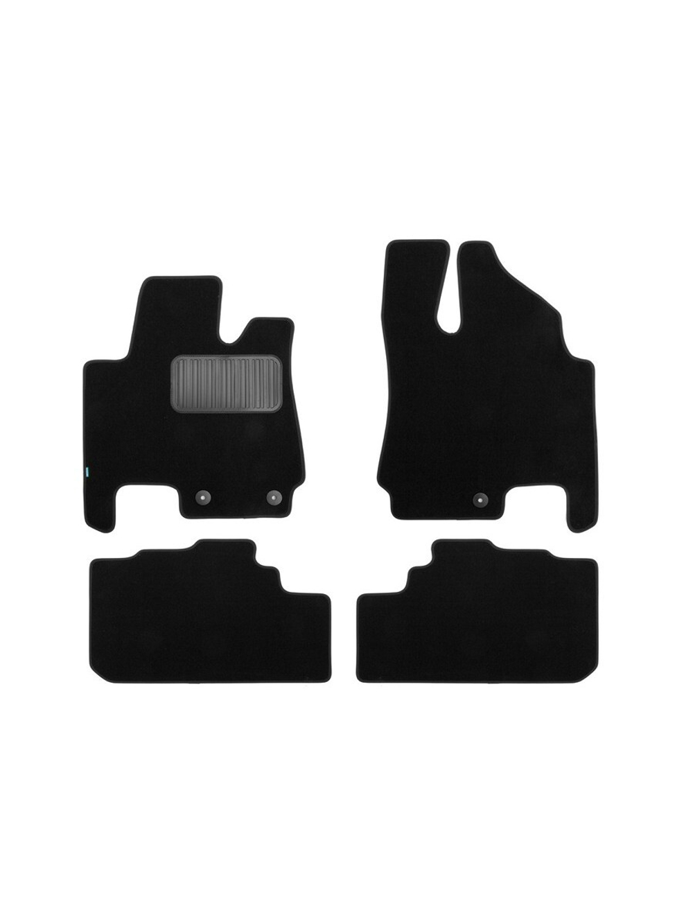Коврики в салон для CADILLAC SRX АКПП 2009-2012, 2012-2016, внедорожник , 4 шт. (текстиль) KLEVER03070222110KH