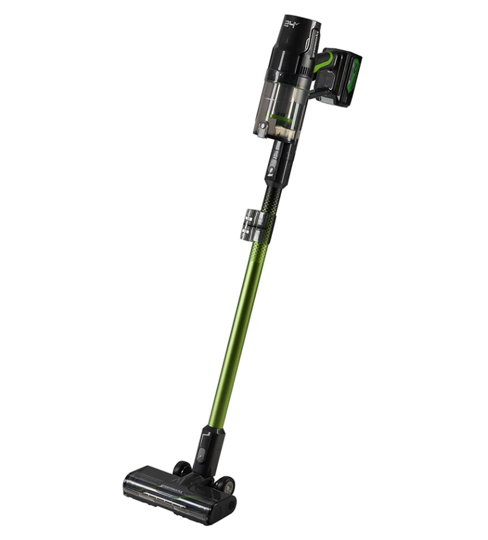 Пылесос вертикальный Greenworks GD24SVK4 24V 4701407UB (500 Вт) с 4 Ач аккумулятором и зарядным устройством