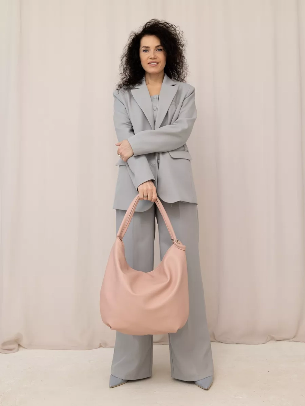 Сумка через плечо большая шоппер мешок