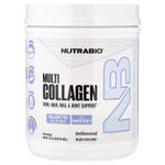 NutraBio, коллаген нескольких типов, без добавок, 405 г (14,2 унции)