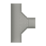 Ответвитель  Т-образный горизонтальный 600х100, стеклопластик