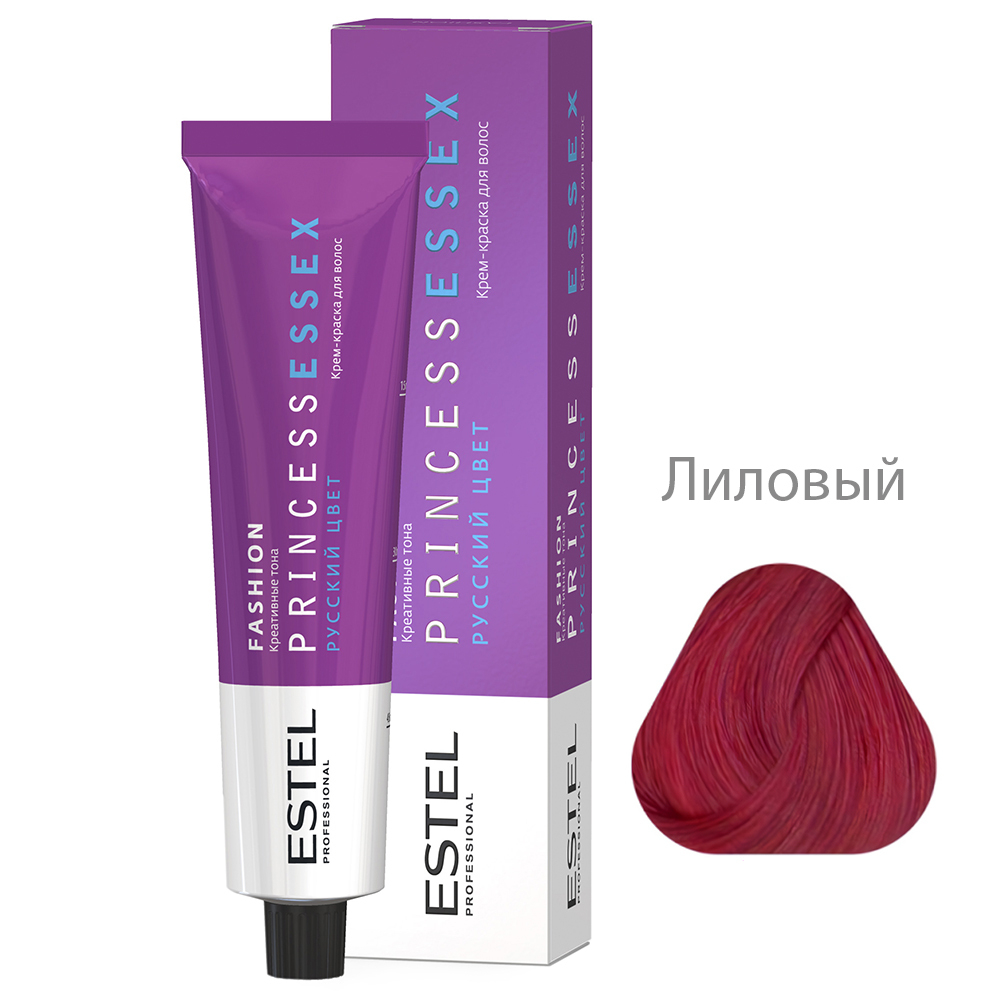ESTEL PRINCESS ESSEX Крем-краска для волос, 2 лиловый (Fashion), 60 мл