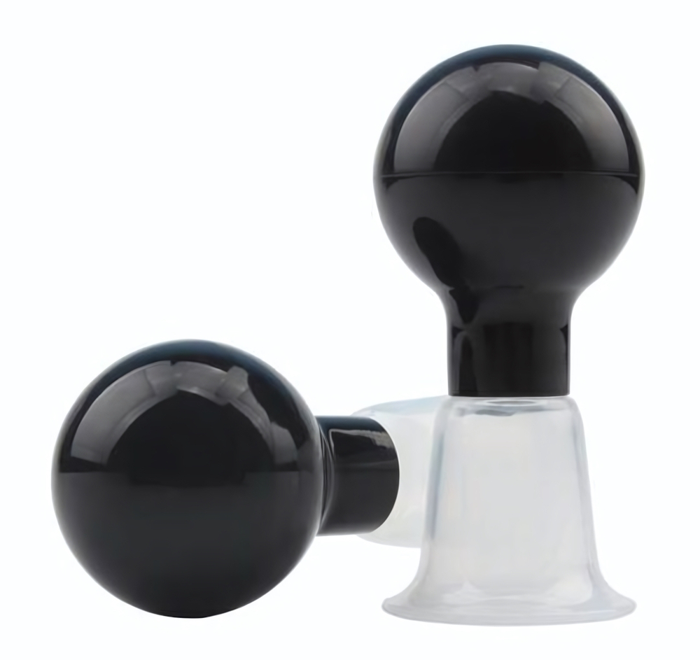 Вакуумные помпы для сосков NIPPLE TEASER (Цвет: черный)